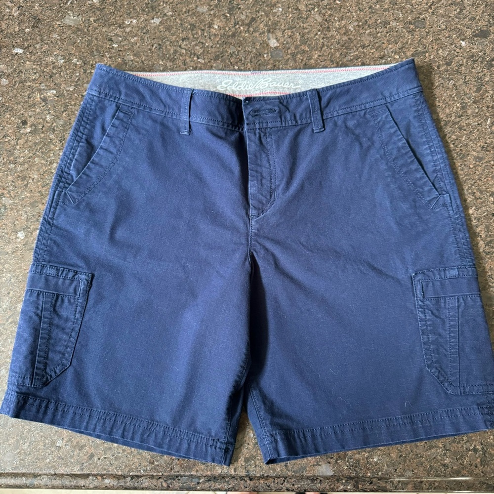 Eddie Bauer Cargo Shorts Blue Size 8
